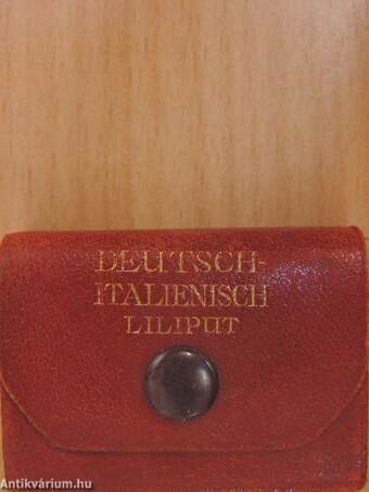 Liliput-Wörterbuch Deutsch-Italienisch (minikönyv)