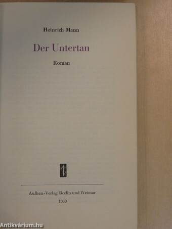 Der Untertan