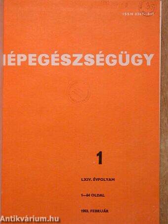 Népegészségügy 1983/1-6.