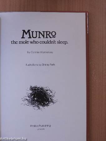 Munro the mole who couldn't sleep