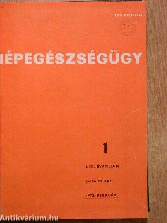 Népegészségügy 1978/1-6.