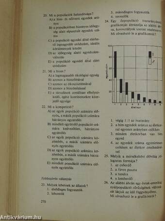 Biológiai feladatgyűjtemény a gimnáziumok számára