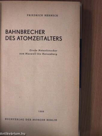 Bahnbrecher des Atomzeitalters