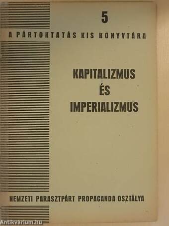 Kapitalizmus és imperializmus