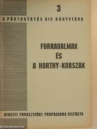 Forradalmak és a Horthy-korszak