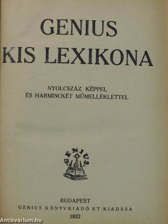 Genius kis lexikona