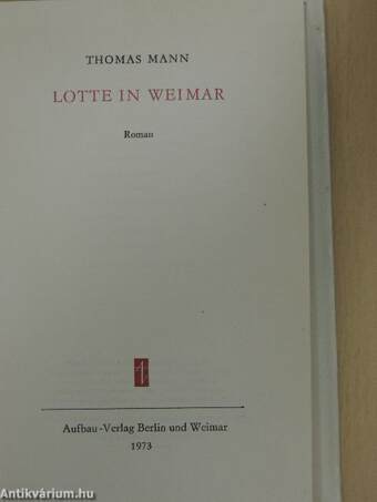 Lotte in Weimar