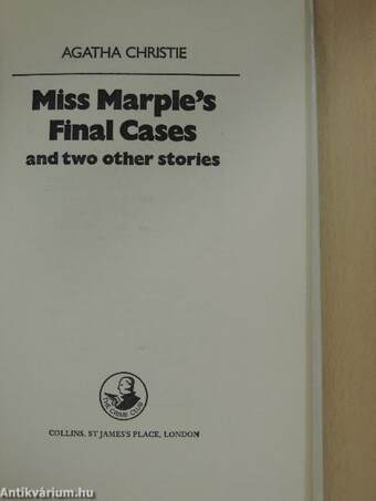 Miss Marple's final cases and two other stories