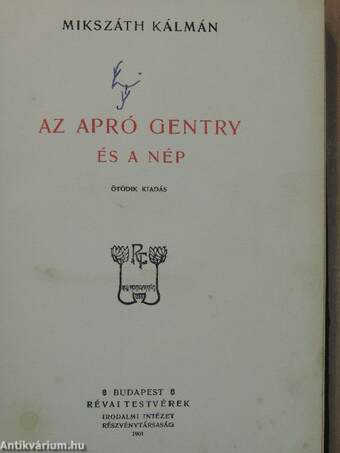 Az apró gentry és a nép