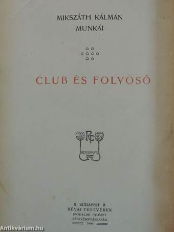 Club és folyosó