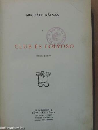 Club és folyosó