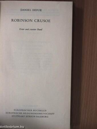 Robinson Crusoe I-II.