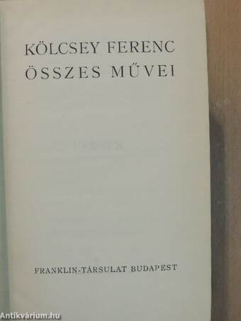 Kölcsey Ferenc összes művei