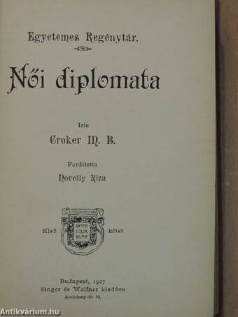 Női diplomata I-II.