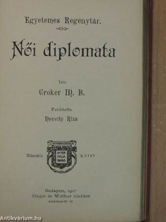 Női diplomata I-II.