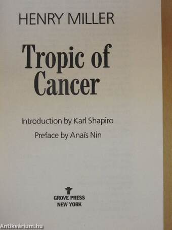 Tropic of Cancer