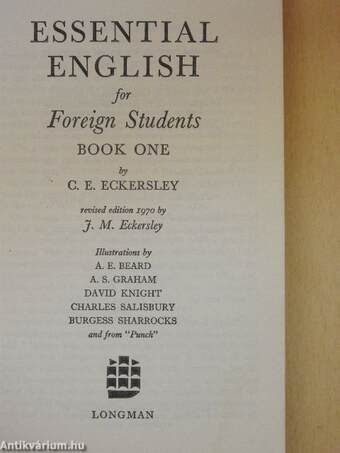 Essential English for Foreign Students Book 1.