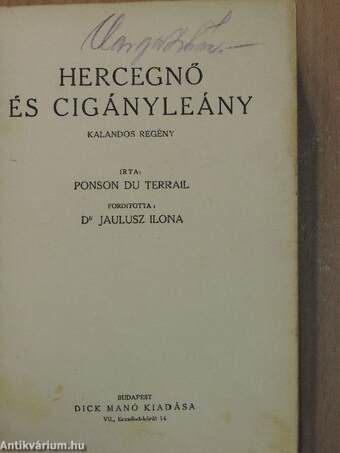 Hercegnő és cigányleány