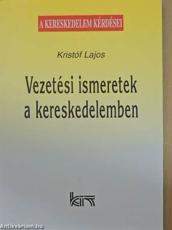 Vezetési ismeretek a kereskedelemben