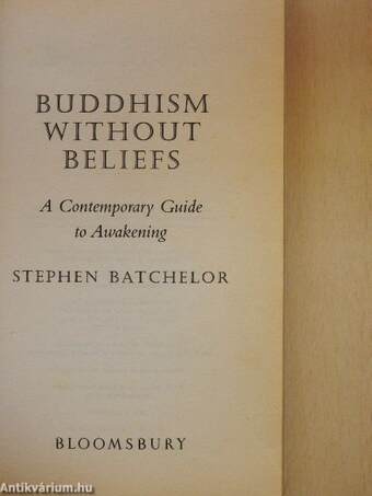 Buddhism without Beliefs