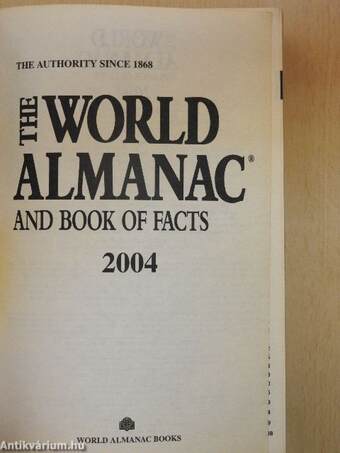 The World Almanac and Book of Facts 2004.