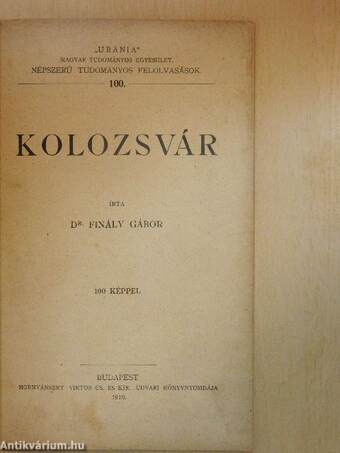 Kolozsvár - Kísérő füzet