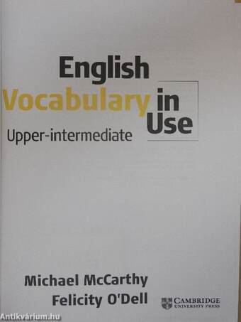 English Vocabulary in Use - Upper-intermediate