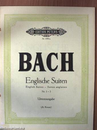 Englische Suiten Nr. 1-3.