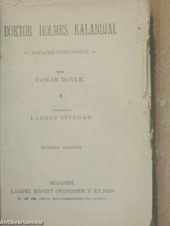 Doktor Holmes kalandjai 2.