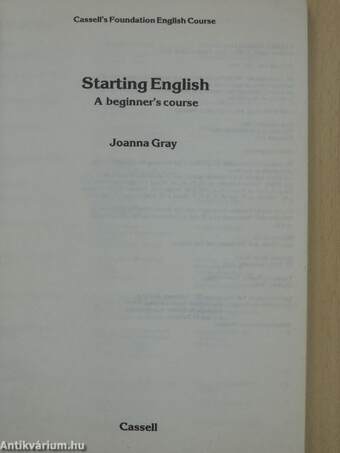 Starting English