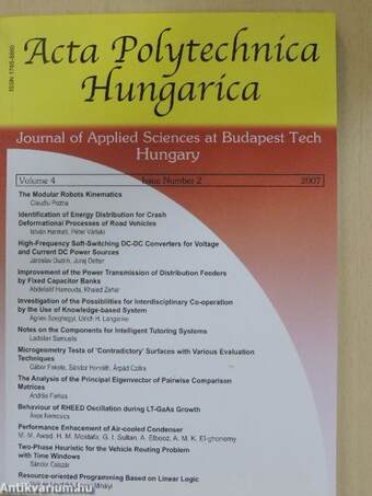 Acta Polytechnica Hungarica 2007/2