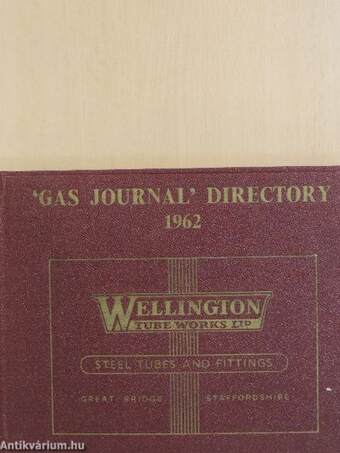 The "Gas Journal" Directory 1962