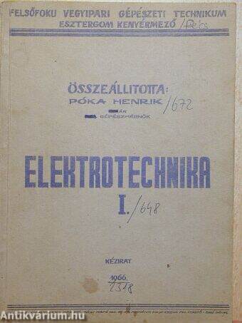 Elektrotechnika I.