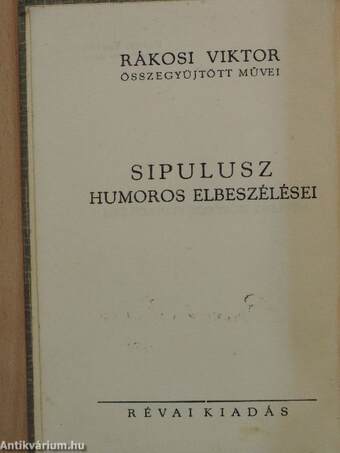 Sipulusz humoros elbeszélései II.