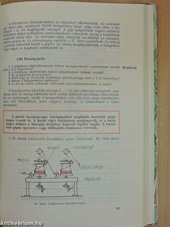 Fémipari anyag- és gyártásismeret II.