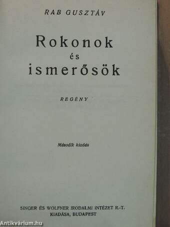 Rokonok és ismerősök