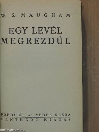 Egy levél megrezdül