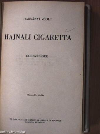 Hajnali cigaretta