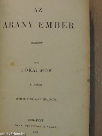 Az arany ember I-II.