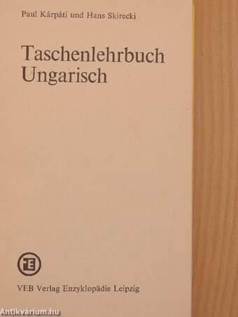 Taschenlehrbuch Ungarisch