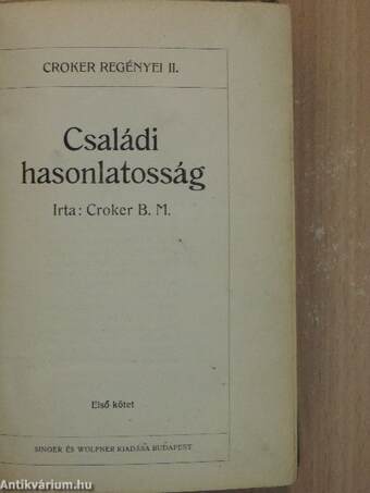 Családi hasonlatosság I-III.