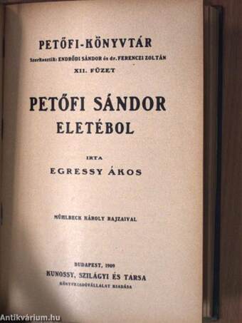 Petőfi élete/Petőfi Sándor életéből