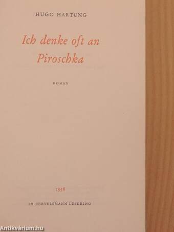 Ich denke oft an Piroschka