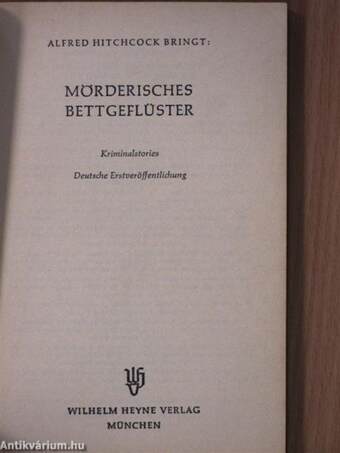 Mörderisches Bettgeflüster