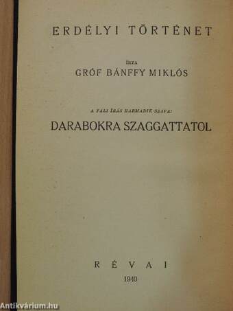 Megszámláltattál... I-II./És hijjával találtattál I-II./Darabokra szaggattatol