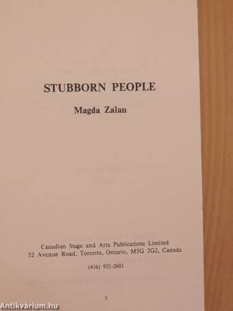 Stubborn People