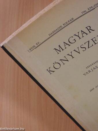 Magyar Könyvszemle 1944. április-december