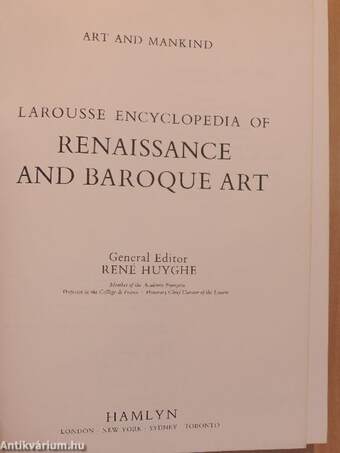 Larousse Encyclopedia of Renaissance and Baroque Art