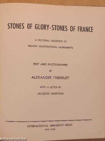 Stones of Glory - Stones of France