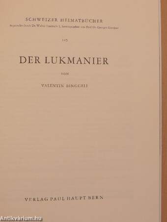 Der Lukmanier